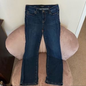 Liverpool dark wash straight jeans sz10